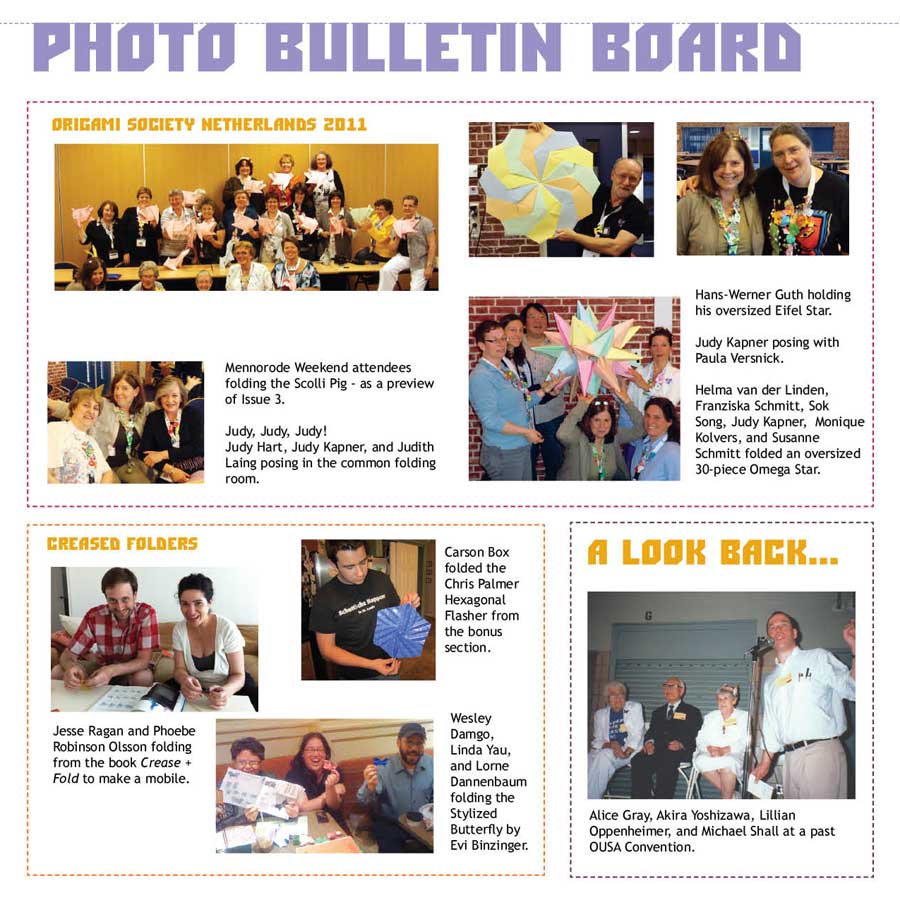 CREASED Photo bulletin board issue 3